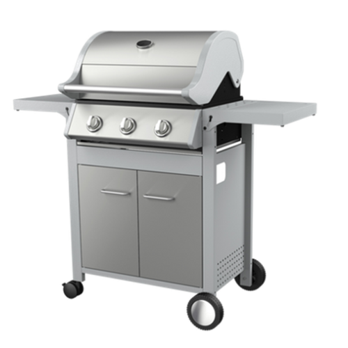 Stainless 3 Burner Barbecue