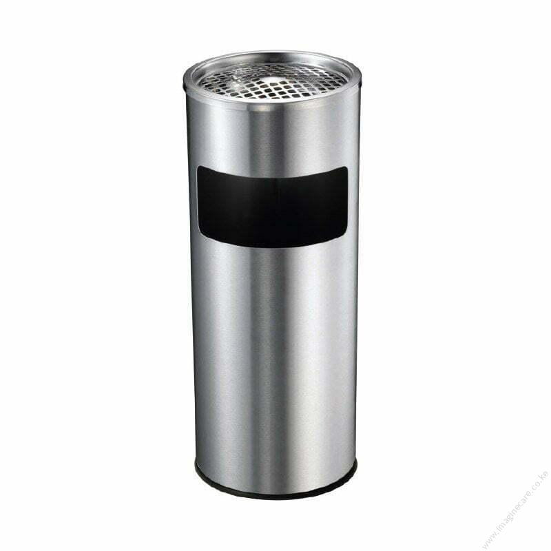 Standing Ashtray Rubbish Bin – Outdoor Stainless Steel