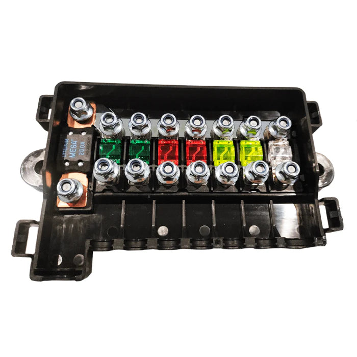 High Power Distribution Block – 7-Circuit Fuse Box