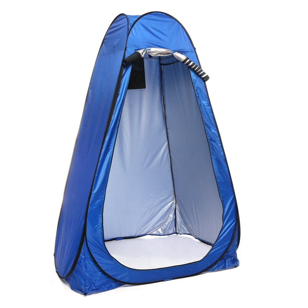 Shower Tent Pop-Up Tent – 190T Taffeta + Steel Frame, 20x120x200cm 640-TENT