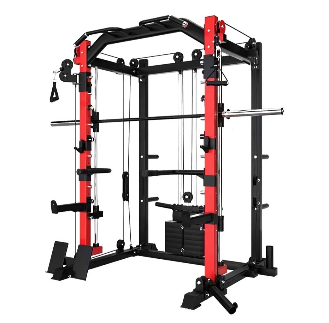 Smith Machine with Cable Crossover & Weight Stack