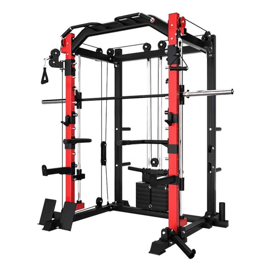 Smith Machine with Cable Crossover & Weight Stack