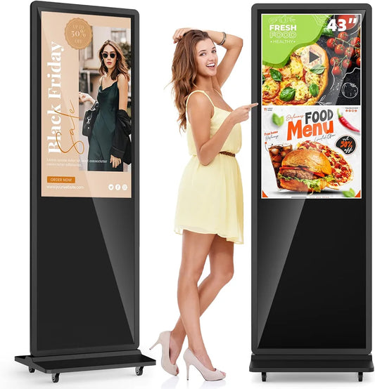 55″ Indoor Digital Signage – Floor Standing with Touch