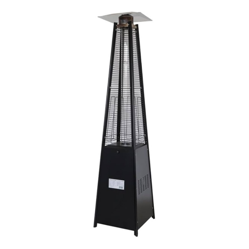 Pyramid Patio Gas Heater Matte black