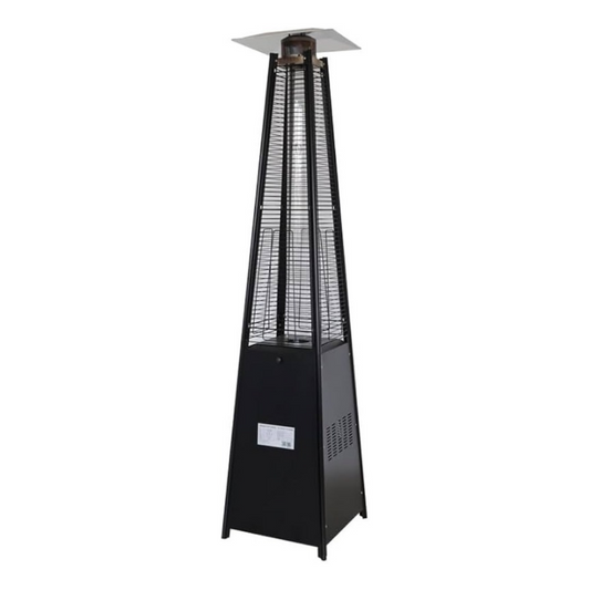Pyramid Patio Gas Heater Matte black