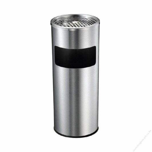 Standing Ashtray Rubbish Bin – Outdoor Stainless Steel