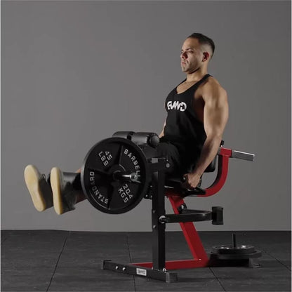 Leg Extension & Curl Machine — Adjustable Plate-Loaded Lower Body Trainer