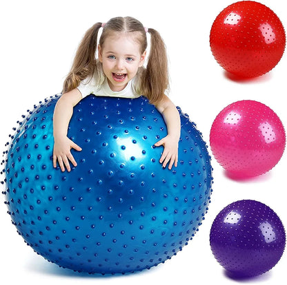 Spike Gym Yoga Exercise Ball – 85cm Anti-Burst