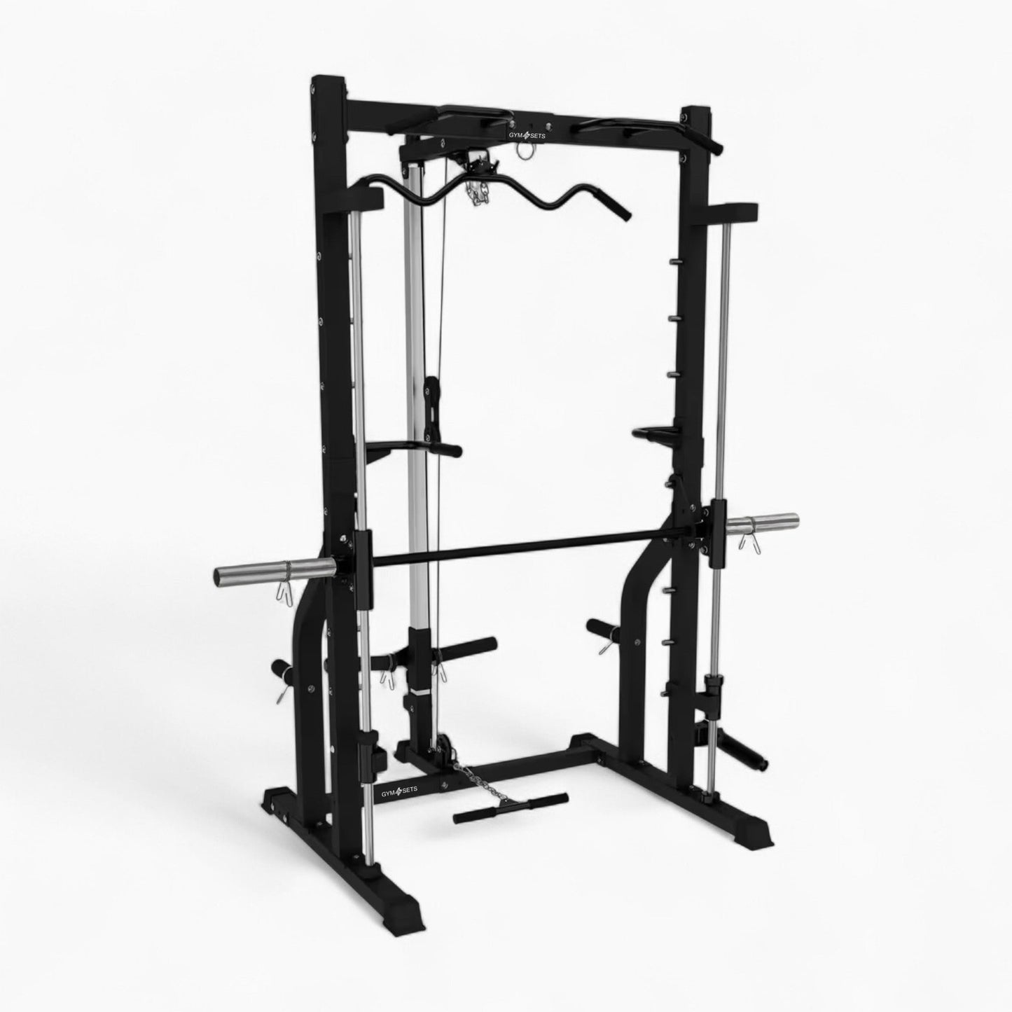 Semi Commercial Power Rack with Smith Machine & Cable System