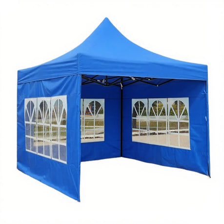 3m x 3m Pop-Up Gazebo Tent with Windows