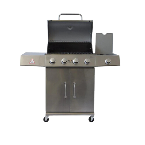 ALVA Kalahari 4-Burner Stainless Steel Gas BBQ with Side Burner