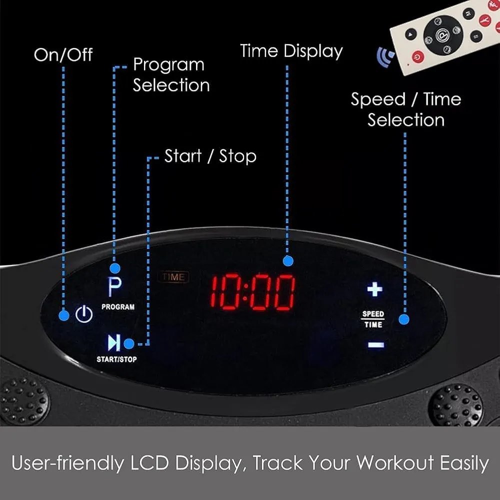Full Body Massage Vibration Plate with Bluetooth