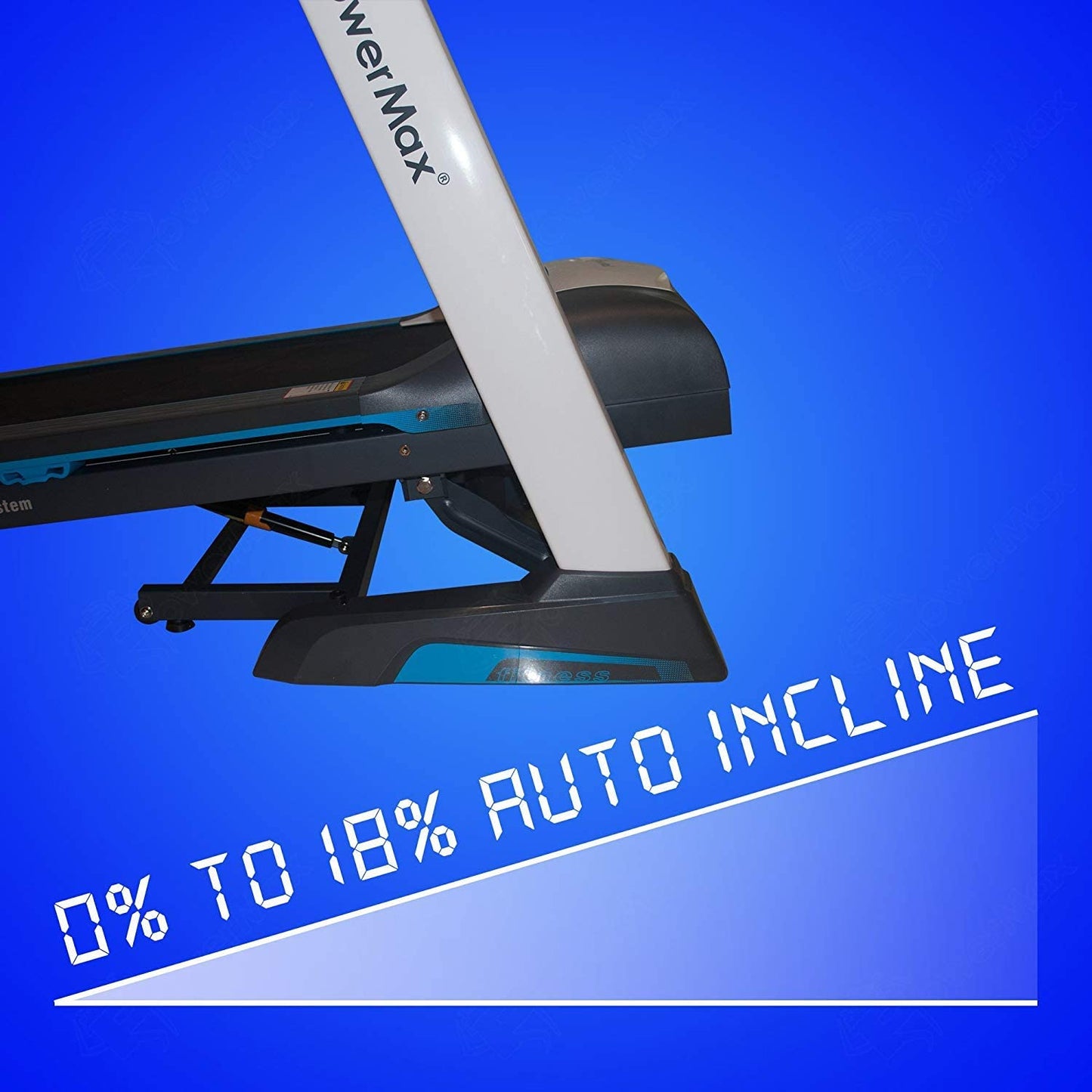 PowerMax Fitness TDA-350 6 HP Peak Motor Automatic Treadmill