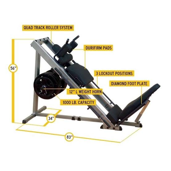 Leg Press with Hack Squat Machine