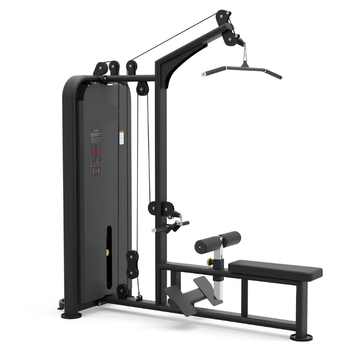 Heavy Commercial Lat Pull Down & Back Low Row Strength Trainer Machine