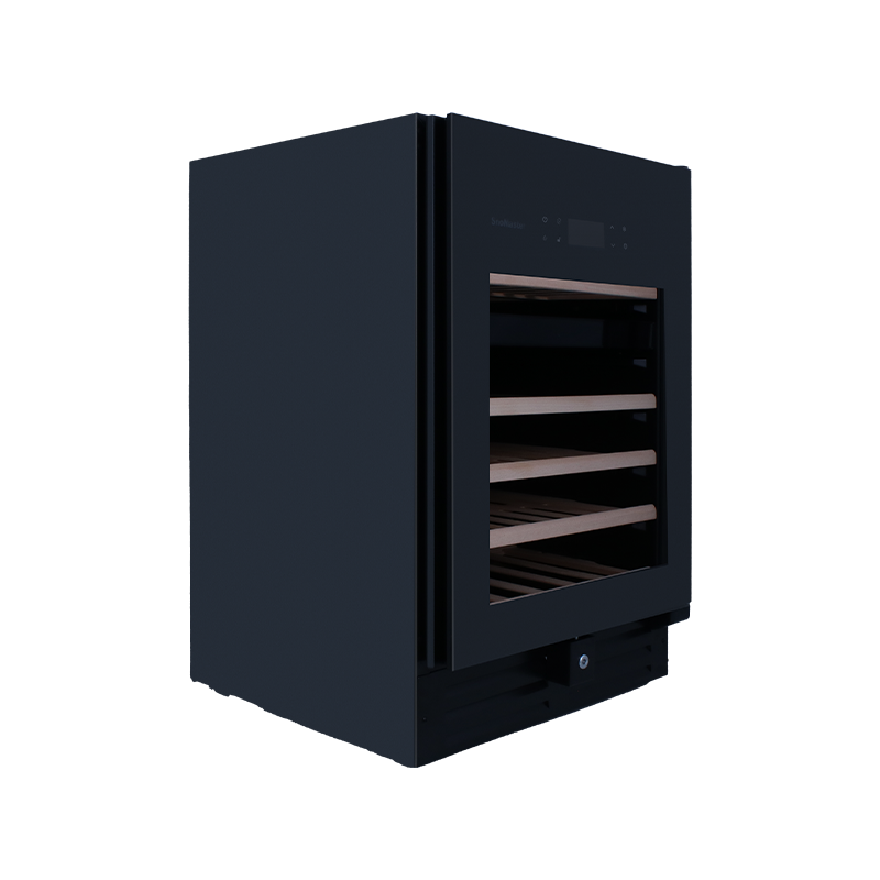 SnoMaster SMWC-46PRO(H) 46 Bottle Pro Series Dual Zone Wine Cooler with Heated Door