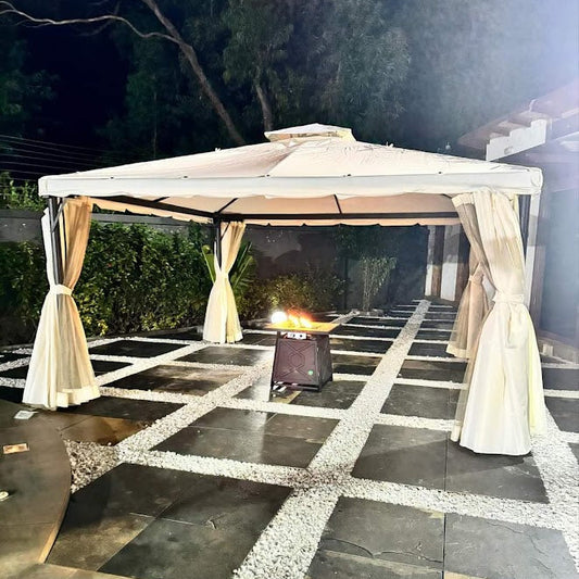 Outdoor Gazebo Full 3m x 3m Premium Gazebo With Side Nets