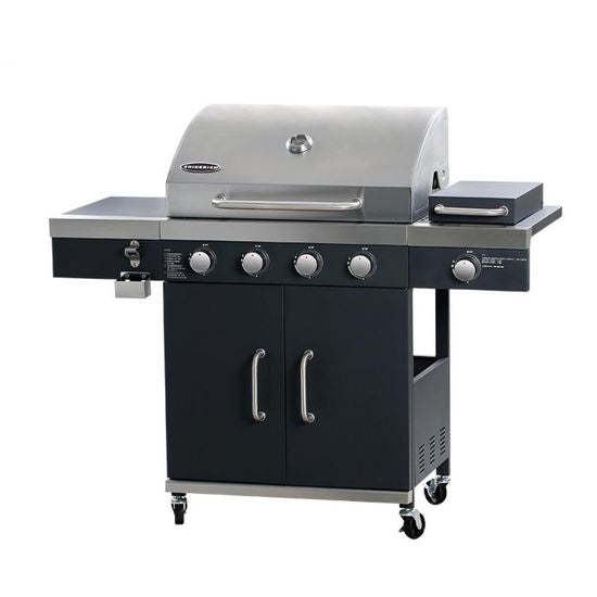 4 Burners BBQ with Side Burner